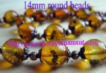 Resin Amber Beads